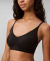 Calvin Klein Invisibles Comfort Lightly Lined Triangle Bralette Qf5753 In Black