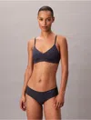 Calvin Klein Women's Invisibles Gel Wire Lightly Lined Bralette In Blue