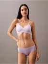 Calvin Klein Women's Invisibles Gel Wire Lightly Lined Bralette In Lilac Quartz