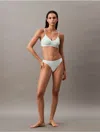 Calvin Klein Women's Invisibles Gel Wire Lightly Lined Bralette In Moonlight Jade