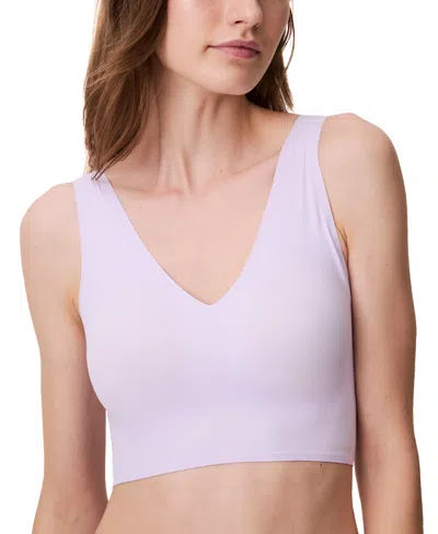 Calvin Klein Women's Invisibles Gel Wire Lightly Lined Bralette Qf7142 In Lilac Quartz