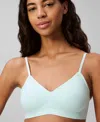 Calvin Klein Women's Invisibles Gel Wire Lightly Lined Bralette Qf7142 In Moonlight Jade