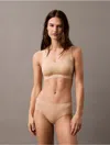 Calvin Klein Women's Invisibles Gel Wire Unlined Bralette In Nude