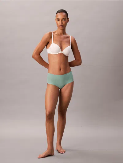 Calvin Klein Women's Invisibles High Rise Brief In Green