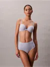 Calvin Klein Women's Invisibles High Rise Brief In Blue