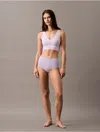 Calvin Klein Women's Invisibles High Rise Brief In Lilac Quartz