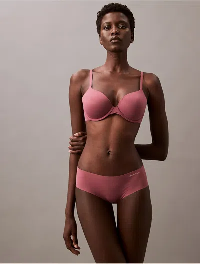 Calvin Klein Women's Invisibles Hipster In Deep Mauve