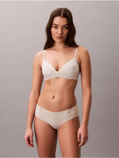 Calvin Klein Women's Invisibles Hipster In Gray