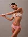 Calvin Klein Women's Invisibles Hipster In Luminous Peach