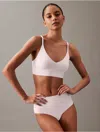 Shop Calvin Klein Women's Invisibles Lightly Lined Triangle Bra