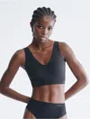 Calvin Klein Women's Invisibles Lightly Lined V-neck Bralette