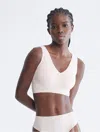 Calvin Klein Women's Invisibles Lightly Lined V-neck Bralette