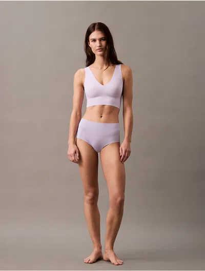 Calvin Klein Women's Invisibles Lightly Lined V-neck Bralette
