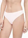 Calvin Klein Women's Invisibles Thong In Nymphs Thigh