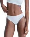 Calvin Klein Women's Bonded Flex Thong Underwear Qd3958 In Gray