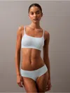 Calvin Klein Women's Invisibles Wirefree Lightly Lined Bralette In Plein Air