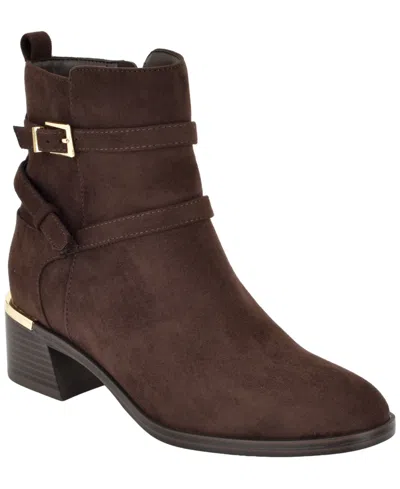 Calvin Klein Jansen Bootie In Brown