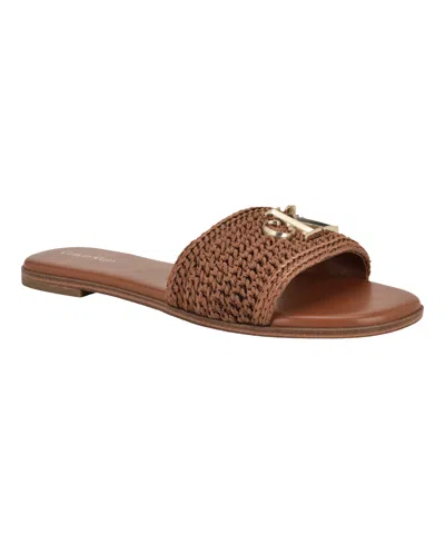 Calvin Klein Kamine Slide Sandal In Multi