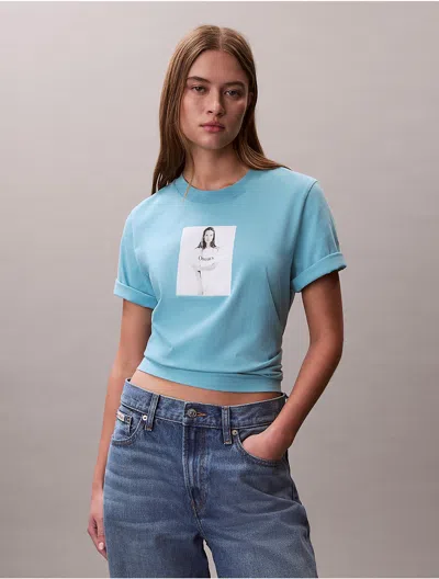 Calvin Klein Women's Kate Moss Classic Graphic Tee