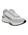 Calvin Klein Khalli Sneaker In Light Gray,medium Pink