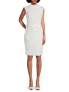 Calvin Klein Women's Knee Length Sheath Dress In White