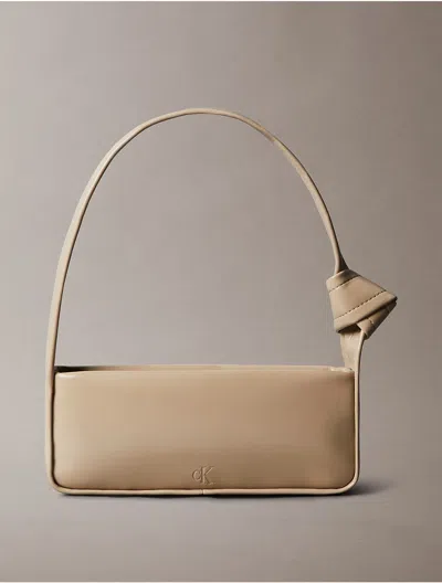 Calvin Klein Women's Knotted Small Shoulder Bag In Crockery