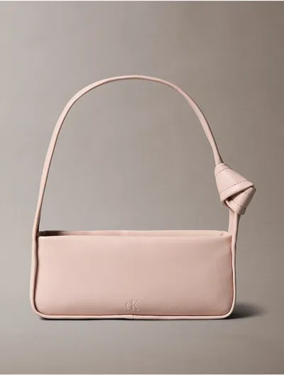Calvin Klein Women's Knotted Small Shoulder Bag In Rose Dust