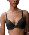 CALVIN KLEIN WOMEN'S SENSUAL STRETCH LACE LIFT DEMI BRA QF8122
