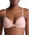 Calvin Klein Womens Subdued Sculpt Plunge Stretch-recycled Nylon Bra In Subdue