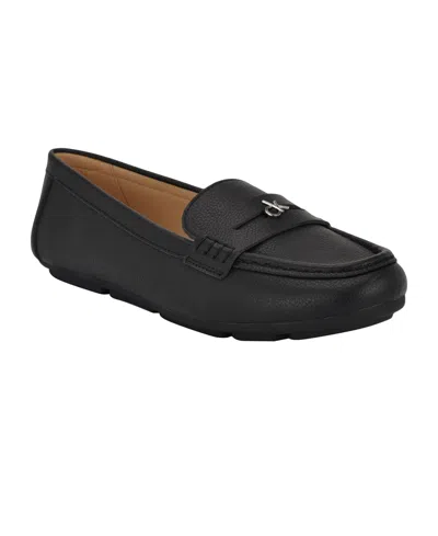 CALVIN KLEIN WOMEN'S LASSA SLIP-ON LOAFER FLATS