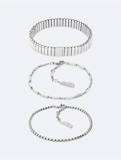 CALVIN KLEIN WOMEN'S LAYERED BRACELET SET