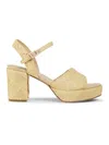 Calvin Klein Women's Lessia Textured Sandals