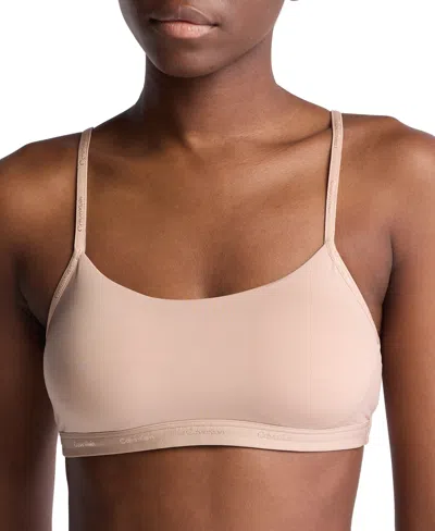 CALVIN KLEIN WOMEN'S FORM TO BODY LIGHTLY LINED BRALETTE QF7554