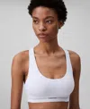 Calvin Klein Lightly Lined Rib Logo Bralette