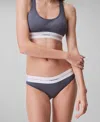 Calvin Klein Modern Ribbed Bra In Grisaille