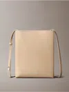 Calvin Klein Women's Line Leather Crossbody Bag
