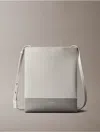 Calvin Klein Women's Line Leather Crossbody Bag