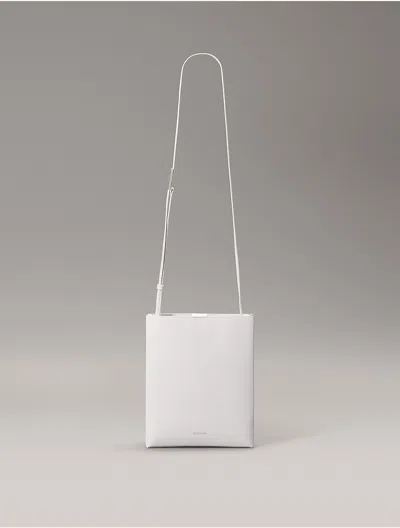 Calvin Klein Women's Line Leather Crossbody Bag