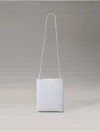 Calvin Klein Women's Line Leather Crossbody Bag In Arctic Ice
