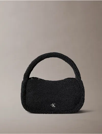 Calvin Klein Women's Line Leather Crossbody Bag In Black