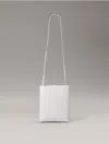Calvin Klein Women's Line Leather Crossbody Bag In Chalk