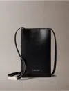 Calvin Klein Women's Line Mini Leather Crossbody Bag