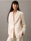 Calvin Klein Women's Linen Blend Blazer