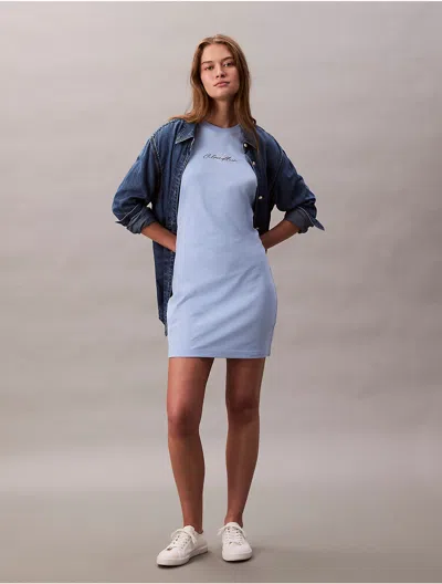Calvin Klein Women's Logo Graphic Mini Tank Dress