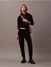 Calvin Klein Women's Logo Tape Joggers In Black