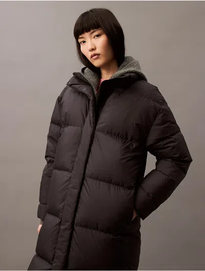 CALVIN KLEIN WOMEN'S LONG DOWN PUFFER JACKET
