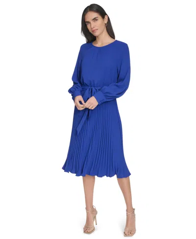 Calvin Klein Women's Long-sleeve Midi Dress