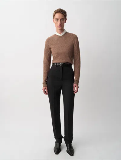 Calvin Klein Women's Lucia Slim Trousers In Black