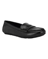 Calvin Klein Lunya Penny Loafer In Black Snake