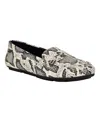 Calvin Klein Lunya Penny Loafer In Black,white Snake